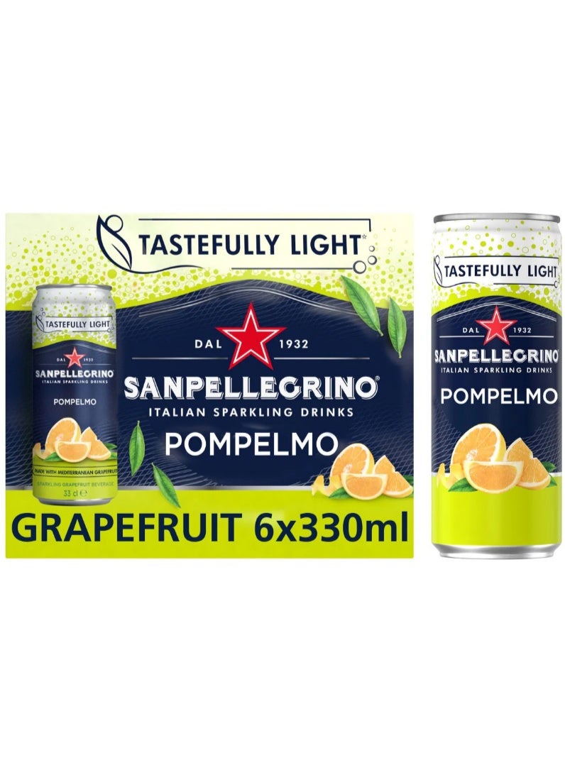 San Pellegrino Pompelmo Grapefruit Sparkling Juice 6 x 330ml